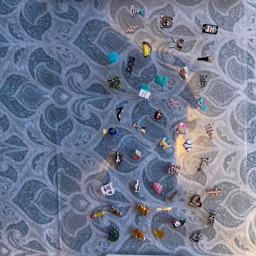 Origami owl living locket charms